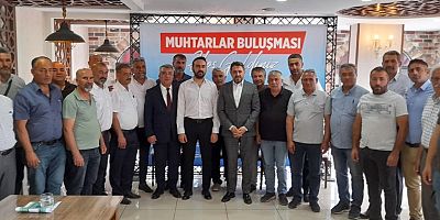 KAHRAMANMARAŞ BÜYÜKŞEHİR BELEDİYESİ MUHTAR BULUŞMALARINI SÜRDÜRÜYOR