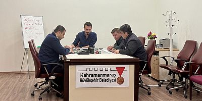 KAHRAMANMARAŞ BÜYÜKŞEHİR’DE İLK CANLI İHALE YAYINI YAPILDI