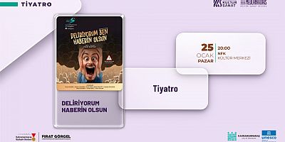 KAHRAMANMARAŞ BÜYÜKŞEHİR’DEN 25 OCAK’TA ÇOCUKLAR VE YETİŞKİNLER İÇİN TİYATRO ŞÖLENİ
