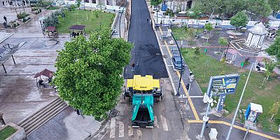 KAHRAMANMARAŞ BÜYÜKŞEHİR’DEN AFŞİN’DE ATATÜRK CADDESİ’NİN ULAŞIM STANDARDINI İYİLEŞTİREN HAMLE