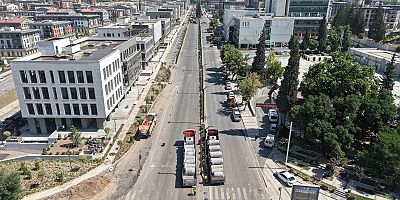 KAHRAMANMARAŞ BÜYÜKŞEHİR’DEN AZERBAYCAN BULVARI’NDA ALTYAPI HAMLESİ