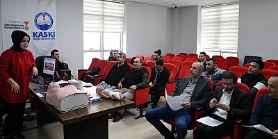 KAHRAMANMARAŞ BÜYÜKŞEHİR’DEN KASKİ PERSONELİNE HAYAT KURTARAN İLK YARDIM EĞİTİMİ
