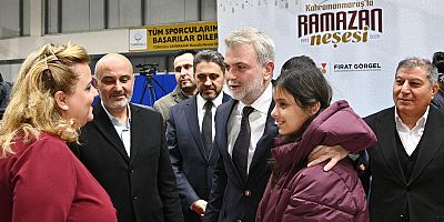 KAHRAMANMARAŞ BÜYÜKŞEHİR’İN GÖNÜL SOFRASI TÜRKOĞLU’NDA KURULDU