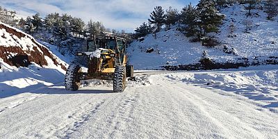 KAHRAMANMARAŞ BÜYÜKŞEHİR’İN KAR MESAİSİ