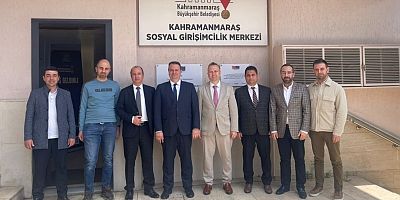 KAHRAMANMARAŞ BÜYÜKŞEHİR’İN SOSYAL GİRİŞİMCİLİK MERKEZİ, KOSGEB HEYETİNİ AĞIRLADI ORTAK PROJELER GÖRÜŞÜLDÜ