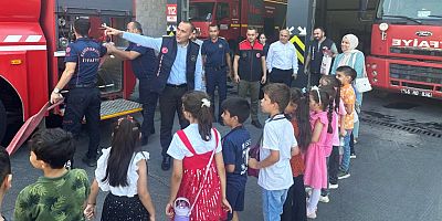 KAHRAMANMARAŞ BÜYÜKŞEHİR İTFAİYESİ’NE SÜRPRİZ ZİYARET