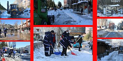 KAHRAMANMARAŞ BÜYÜKŞEHİR KAR ÇALIŞMALARINI KESİNTİSİZ SÜRDÜRÜYOR