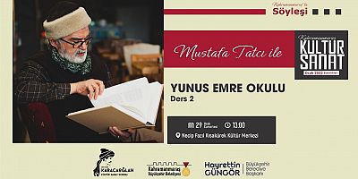 KAHRAMANMARAŞ BÜYÜKŞEHİR KÜLTÜR SANAT SEZONU 2 ETKİNLİKLE DEVAM EDİYOR