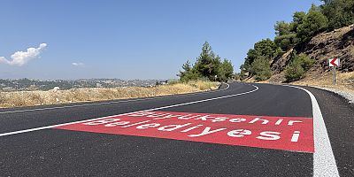 KAHRAMANMARAŞ BÜYÜKŞEHİR, SARIÇUKUR YOLUNU TAMAMEN YENİLEDİ