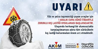 KAHRAMANMARAŞ BÜYÜKŞEHİR SÜRÜCÜLERİ UYARDI!