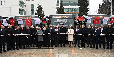 KAHRAMANMARAŞ BÜYÜKŞEHİR, TOPLU TAŞIMA FİLOSUNA 10 YENİ HİBRİT OTOBÜS KAZANDIRDI