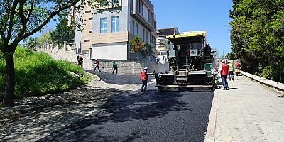 KAHRAMANMARAŞ BÜYÜKŞEHİR YOL YATIRIMLARINI SÜRDÜRÜYOR