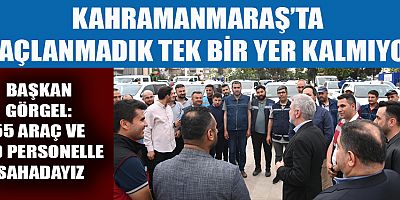 KAHRAMANMARAŞ BÜYÜKŞEHİR, ZARARLILARLA MÜCADELE İÇİN GECE GÜNDÜZ SAHADA