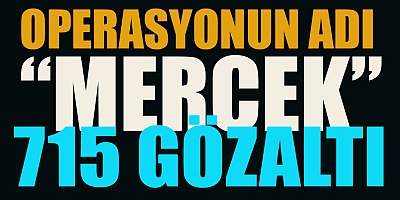 KAHRAMANMARAŞ DAHİL 66 İLDE OPERASYON