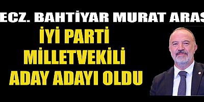KAHRAMANMARAŞ ECZACI ODASI BAŞKANI ECZ. BAHTİYAR MURAT ARAS, GÖREVİNDEN İSTİFA ETTİ