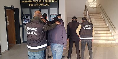 KAHRAMANMARAŞ EMNİYET MÜDÜRLÜĞÜ UYUŞTURUCU OPERASYONUNDA 9 KİŞİYİ YAKALADI