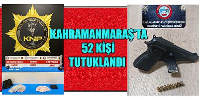KAHRAMANMARAŞ EMNİYETİ SUÇA VE SUÇLUYA GÖZ AÇTIRMIYOR