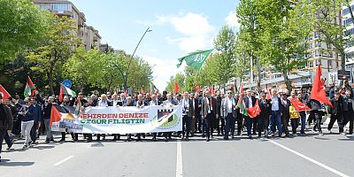 KAHRAMANMARAŞ GAZZE İÇİN AYAKTA: 