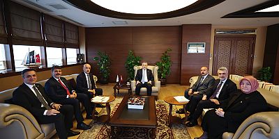 KAHRAMANMARAŞ HEYETİ BAŞKENTTE BAKAN BAK VE TUNÇ İLE BİR ARAYA GELDİ