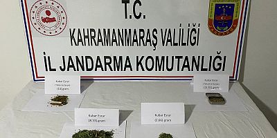 KAHRAMANMARAŞ’IN AFŞİN İLÇESİNDE  UYUŞTURUCU OPERASYONU