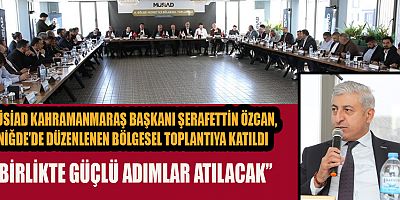 KAHRAMANMARAŞ’IN SORUNLARI GÜNDEME GETİRİLDİ