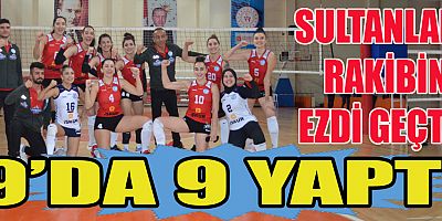 KAHRAMANMARAŞ’IN SULTANLARI RAKİBİNE SET VERMEDİ: 3-0