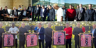 KAHRAMANMARAŞ İSTİKLALSPOR’A EFSANELERDEN MORAL ZİYARETİ! TANJU ÇOLAK, YATTARA VE ŞİFO MEHMET TESİSLERDE
