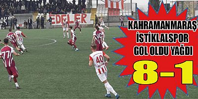 KAHRAMANMARAŞ İSTİKLALSPOR RAKİBİNİ FARKLI MAĞLUP ETTİ