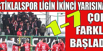 KAHRAMANMARAŞ İSTİKLALSPOR YEDİ BİTİRDİ 1-7