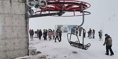 KAHRAMANMARAŞ KAYAK MERKEZİ DOLDU TAŞTI