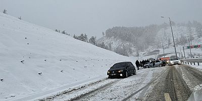 KAHRAMANMARAŞ-KAYSERİ YOLU ULAŞIMA KAPANDI
