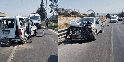 KAHRAMANMARAŞ-KAYSERİ YOLUNDA TRAFİK KAZASI: 5 YARALI