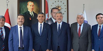 KAHRAMANMARAŞ SMMM ODASI YÖNETİMİNDEN SGK İL MÜDÜRÜ HÜSEYİN KARAOĞLAN’A HAYIRLI OLSUN ZİYARETİ