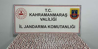 KAHRAMANMARAŞ'TA  10 BİN 739 ADET UYUŞTURUCU HAP ELE GEÇİRİLDİ