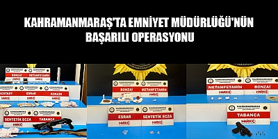 KAHRAMANMARAŞ’TA 141 KİŞİ YAKALANDI, 72 ŞAHIS TUTUKLANDI