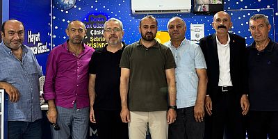 KAHRAMANMARAŞ’TA 4 SİYASETÇİ, 3 GAZETECİ AYNI SOHBETTE BULUŞTU