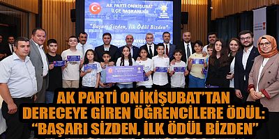 KAHRAMANMARAŞ’TA 500 TAM PUAN ALAN ÖĞRENCİLER ÖDÜLLENDİRİLDİ