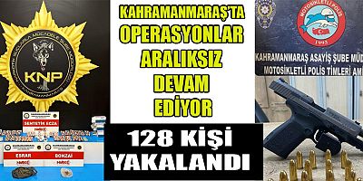 KAHRAMANMARAŞ’TA 66 KİŞİ TUTUKLANDI
