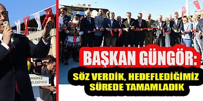 KAHRAMANMARAŞ’TA 80 MİLYON TL’LİK YATIRIM TÖRENLE AÇILDI