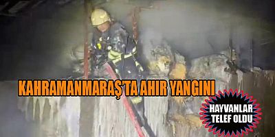 KAHRAMANMARAŞ’TA AHIR YANGINI