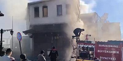 KAHRAMANMARAŞ’TA AHŞAP İMALATHANESİNDE YANGIN