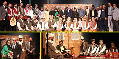 KAHRAMANMARAŞ’TA  “‘AŞKIN EŞİĞİNDEKİ DERVİŞ BİZİM YUNUS’ TİYATRO OYUNU SAHNELENDİ