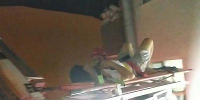 KAHRAMANMARAŞ'TA BALKONDAN DÜŞEN  ÇOCUK YARALANDI