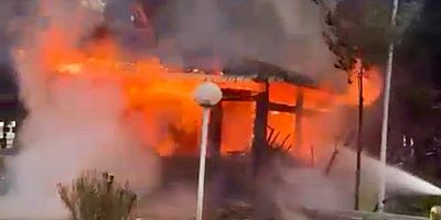 KAHRAMANMARAŞ’TA BARAKA YANGINI KORKUTTU