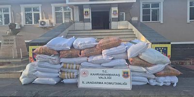 KAHRAMANMARAŞ’TA BİN KİLOGRAM KAÇAK TÜTÜN ELE GEÇİRİLDİ