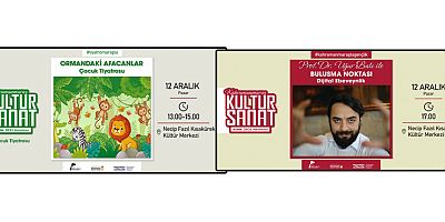 KAHRAMANMARAŞ’TA BU PAZAR İKİ ETKİNLİK BİRDEN