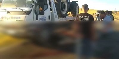KAHRAMANMARAŞ’TA ÇEKİCİ KOYUN SÜRÜSÜNE ÇARPTI