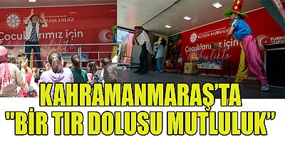 KAHRAMANMARAŞ‘TA DEPREMZEDE ÇOCUKLAR İÇİN ETKİNLİK DÜZENLEDİ