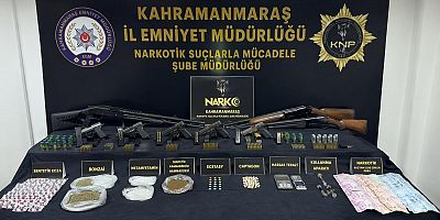 KAHRAMANMARAŞ’TA DEV NARKOTİK OPERASYONU