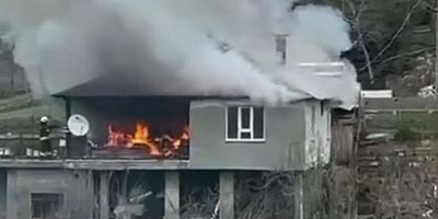 KAHRAMANMARAŞ’TA EV YANGINI